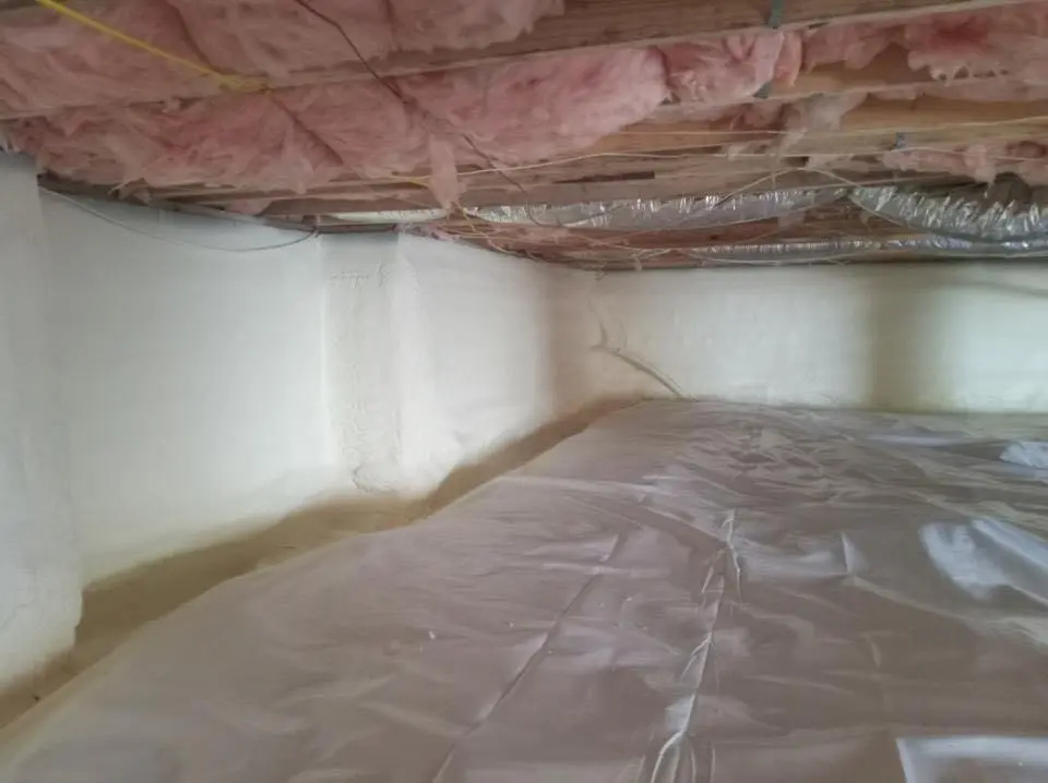 Crawl space encapsulation with closed-cell spray foam for Roof Maintenance in Woodcrest